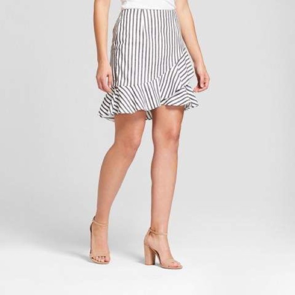 NWT Target- A New Day Asymmetrical Ruffle Skirt